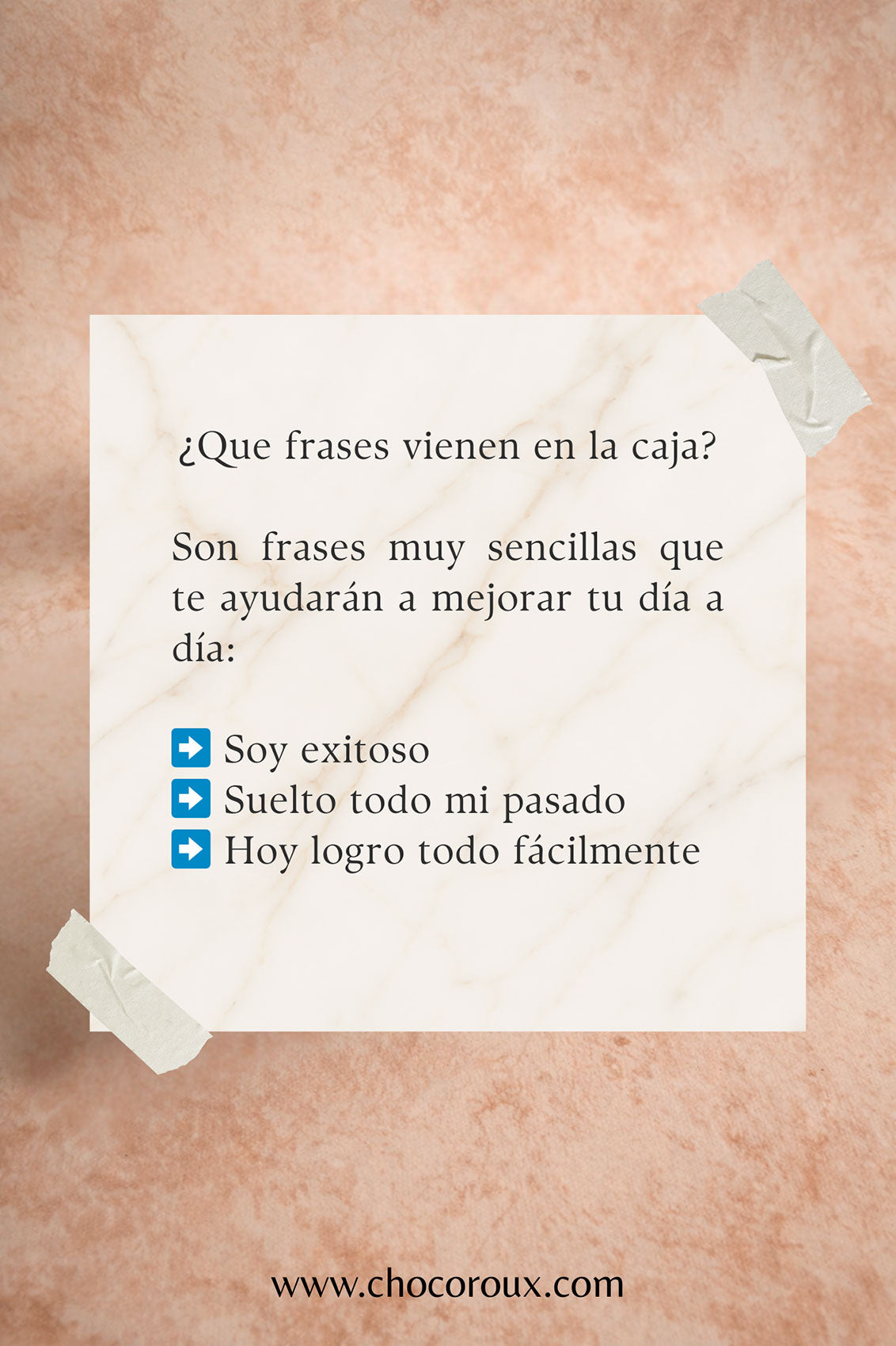 frases para chocolates
