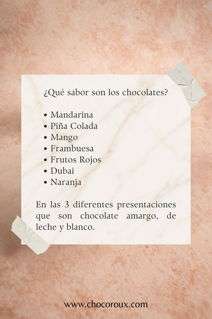 sabores de chocolates mexicanos